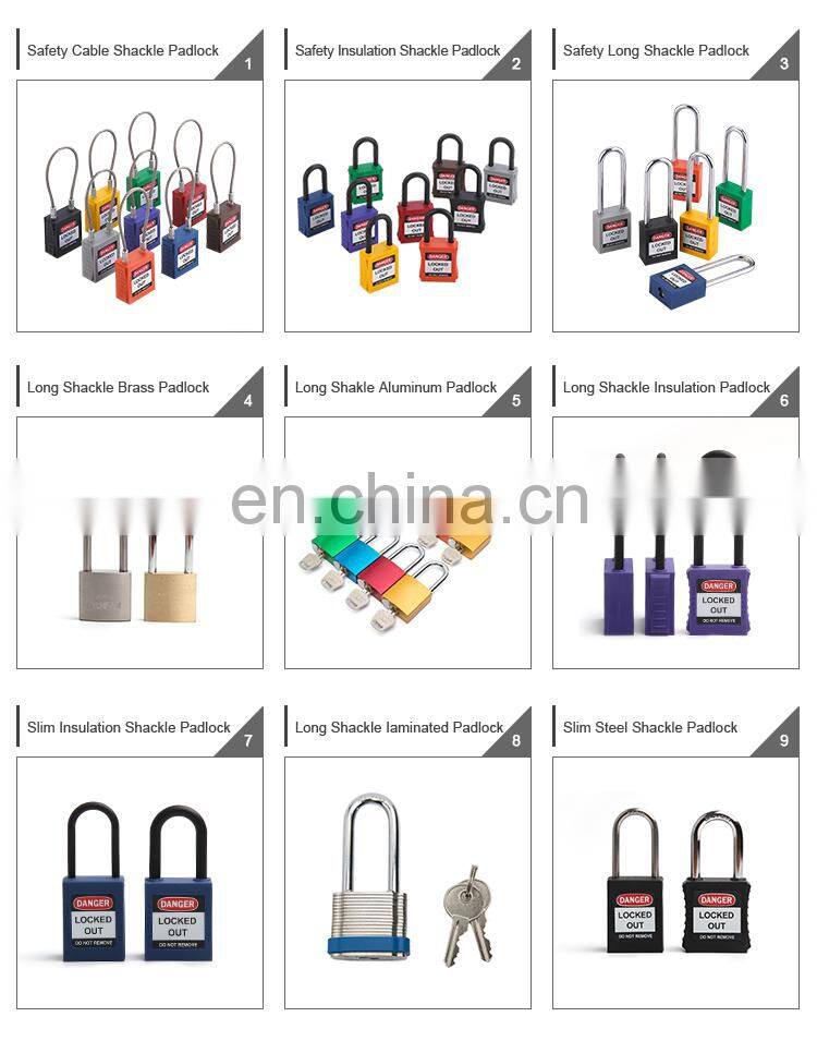 Laminated Safety Padlock  Laminated Steel Waterproof Padlock 50mm With Keys