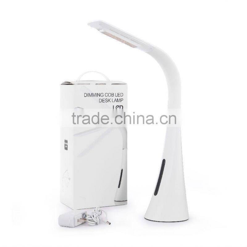 bright led desk reading light led table lamp with 7 Grades touch dimmer