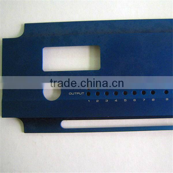 blue anodized aluminum stamping products