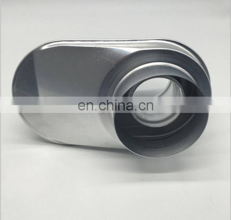 60/100mm Deep Drawing Aluminum Flue Pipe Adapter for Gas Boiler