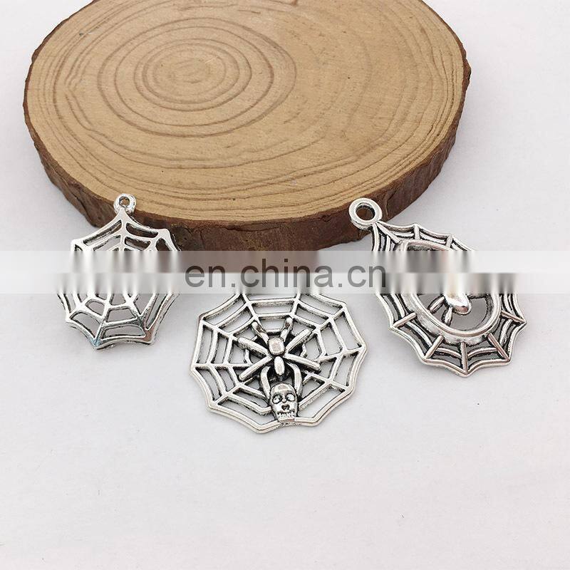 100 pieces Mix sale Tibetan silver accessories Halloween ancient silver bracelet accessories diy pendant