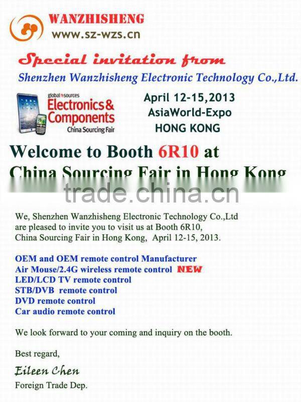 Shenzhen OEM and ODM manufacturer TV box home appliance remote control