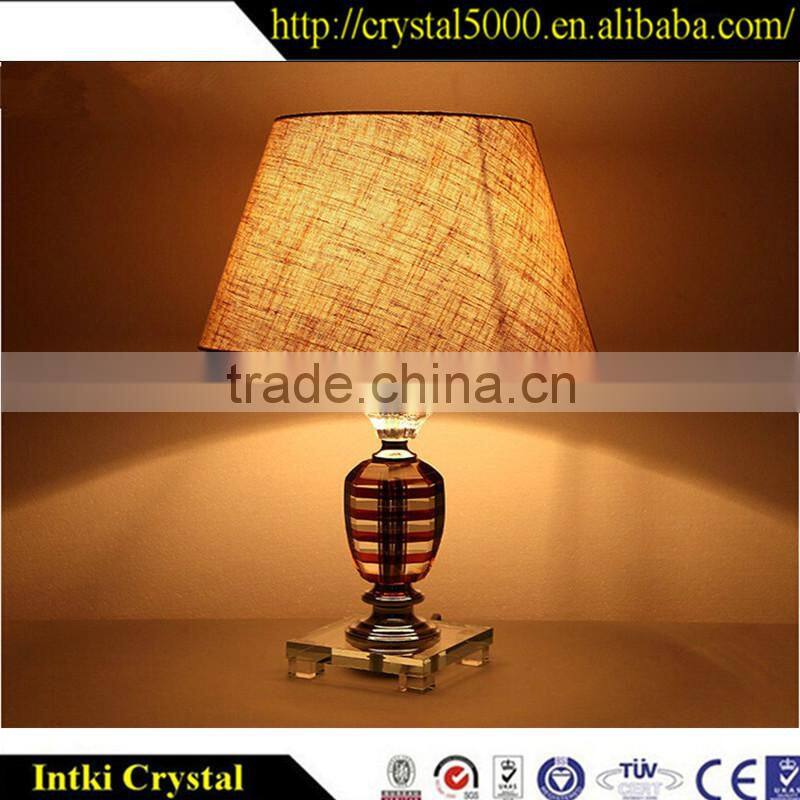 Lovely creative chinese crystal led table lamp