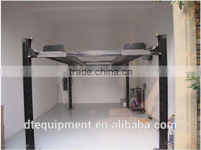 Outdoor car parking lift for home garages