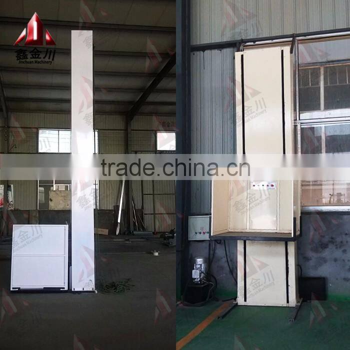 home hydraulic barrier-free lift elevator for the disabled and the eliderly