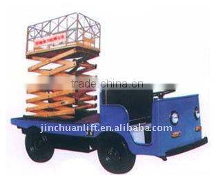 High quality hydraulic vehicle mounted scissor lift platform/truck mounted scissor lift LHSJCC0.3-6