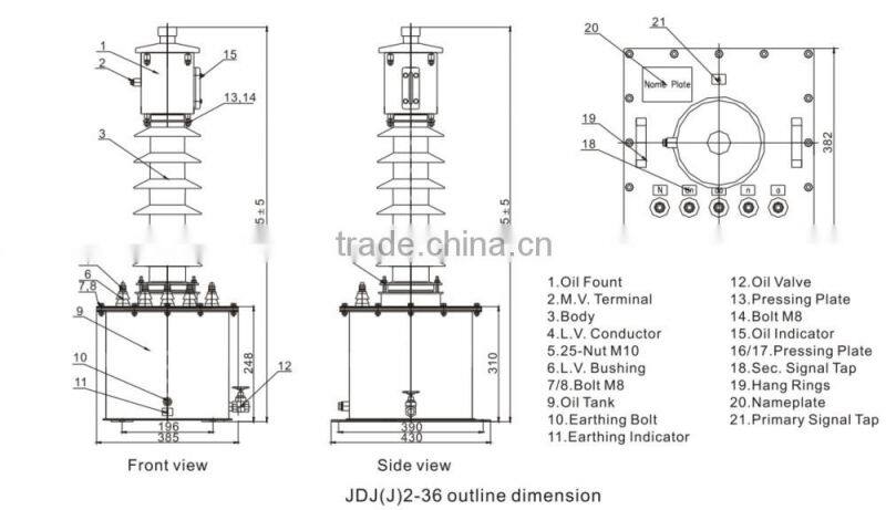 JDJ(J)2-36 Voltage Transformer