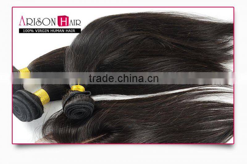 2015 Best selling products human hair extension in dubai