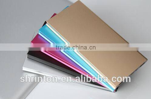 high qulity hot slim power bank 20000mah with OEM Logo