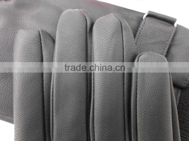 Compact men's leather gloves, fall and winter warm fashion line cycling gloves, Cold Weather Gloves