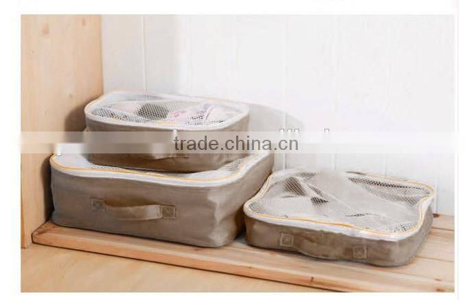 Wholesale 3 pcs 1 set travel clothing bag organizer bag