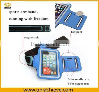 Sports Armband Case for iPhone 6/6 plus running neoprene Sports Armband phone case blue