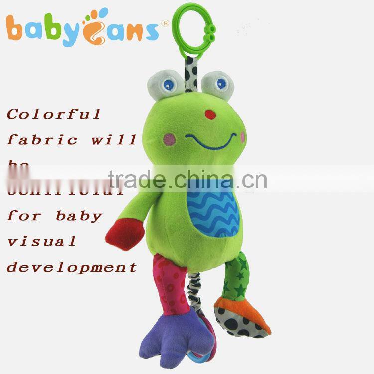 Babyfans Lovely Baby Soft Musical Hanging Stuffed Plush Baby Toys
