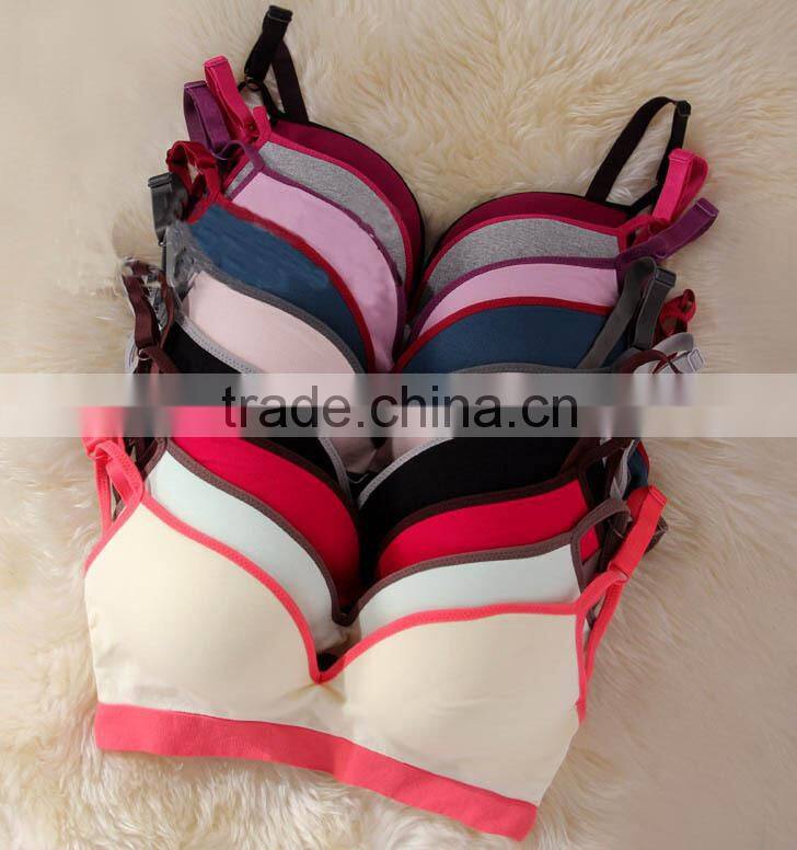 women seamless fitness mould cup sexy bra