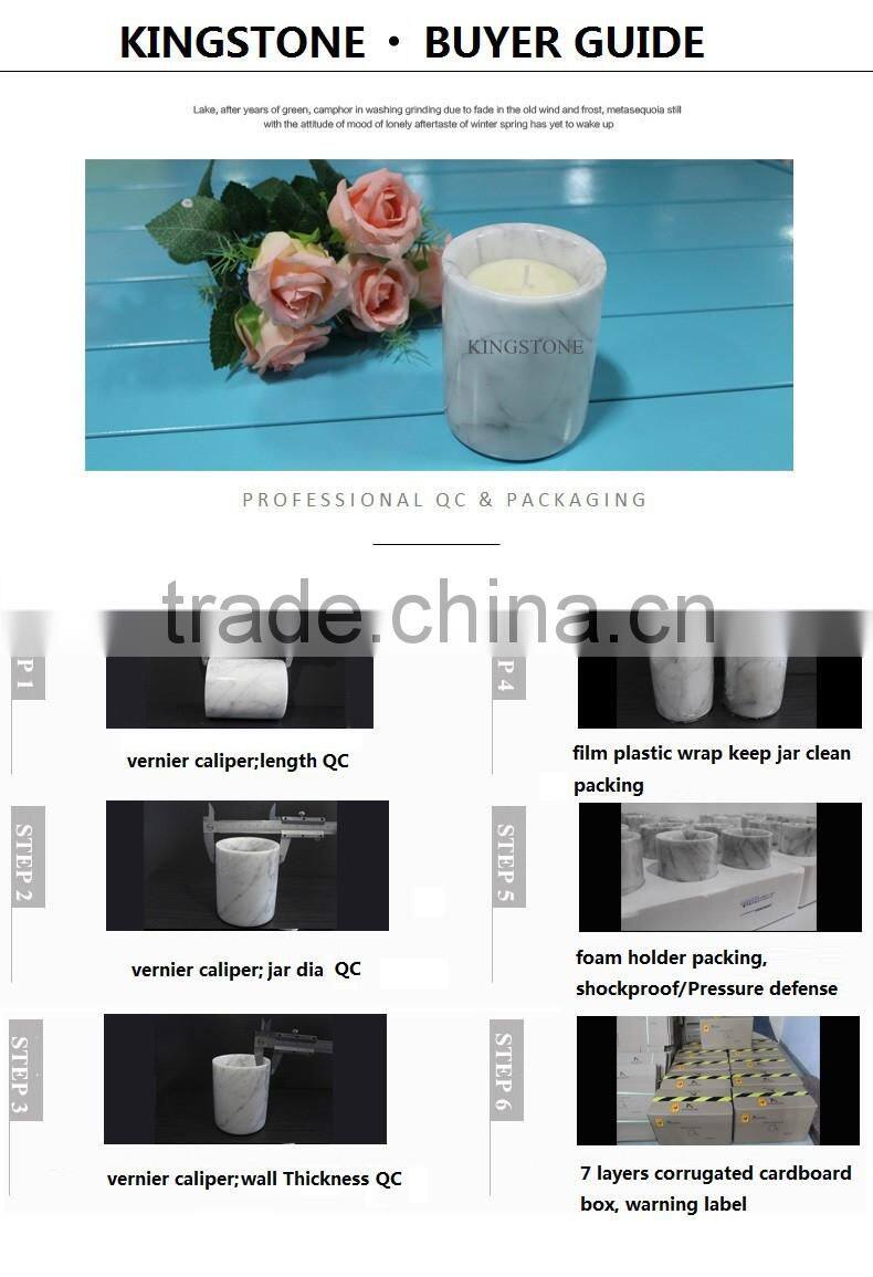 Tableware carrara white hexagon marble coaster/marble cup mat