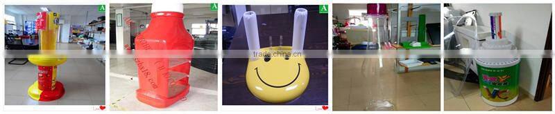 Popular plastic heavy gauge candy promotion display stand