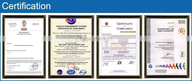 China stainless steel vibrating feeders for food industry