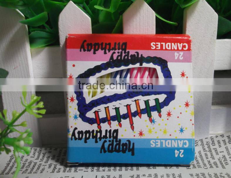 Handmade Spiral Birthday Candles