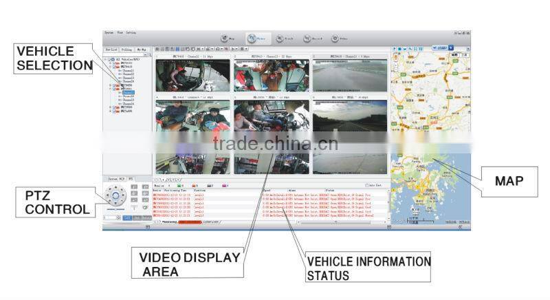 Richmor h.264 8ch hi-tech cctv dvr 3G 4G GPS WIFI