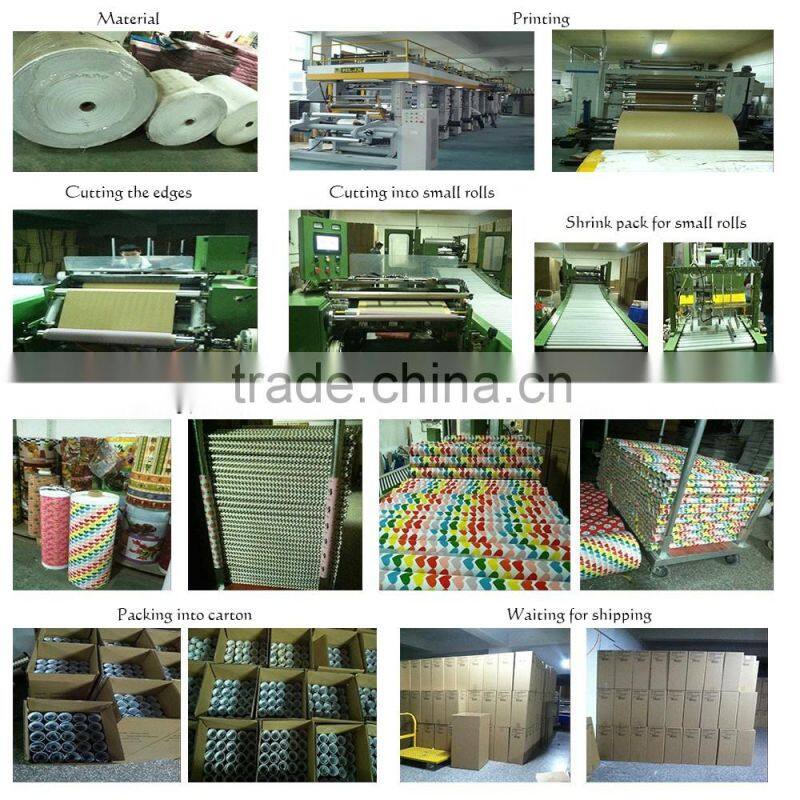 LWC WATERFREE ART KRAFT PAPER gift wrapping paper China supplier free sample wrapping paper