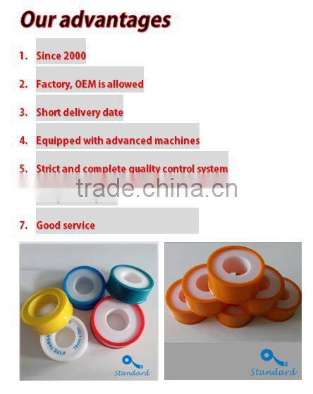 25MM High Quality high demand exporting ptfe teflone thread seal tape & HOT SALE IN 2015
