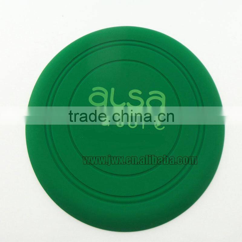 hot sale 18cm silicone frisbee dog toy for promotional dog frisbee toy