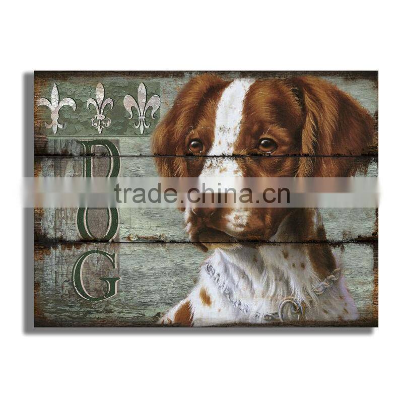 Customize print wall plaque wooden door plaque