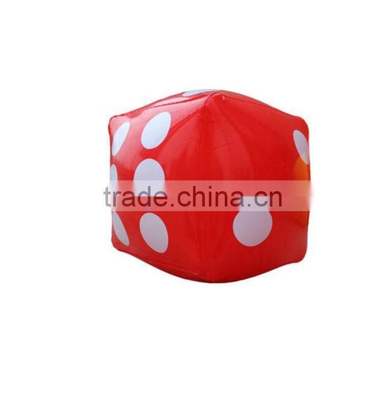 Inflatable dice, PVC inflatable dice, good educational toys inflatable dice/PVC inflatable dice for games