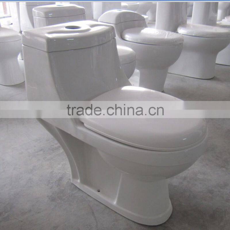 Hot selling ceramic sanitary ware washdown one piece bathroom toilet