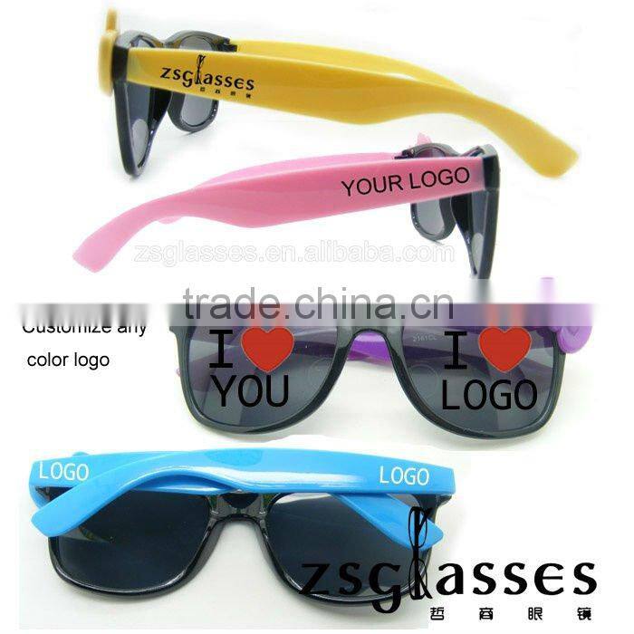 2012 Cheap Promotion frame/Sunglasses/eyewear Factory Custom Lens fullcolormirror sunglasses printing logo OEM