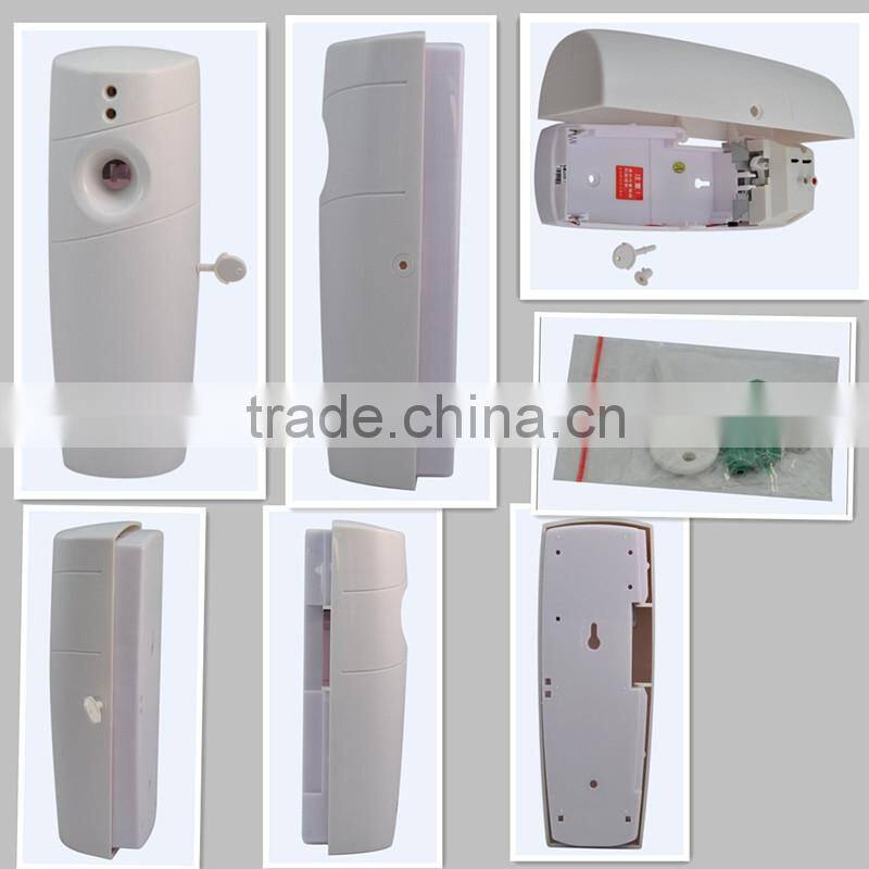 Promotional electric air freshener dispenser, battery operated air freshener dispenser, manual air freshener dispenser