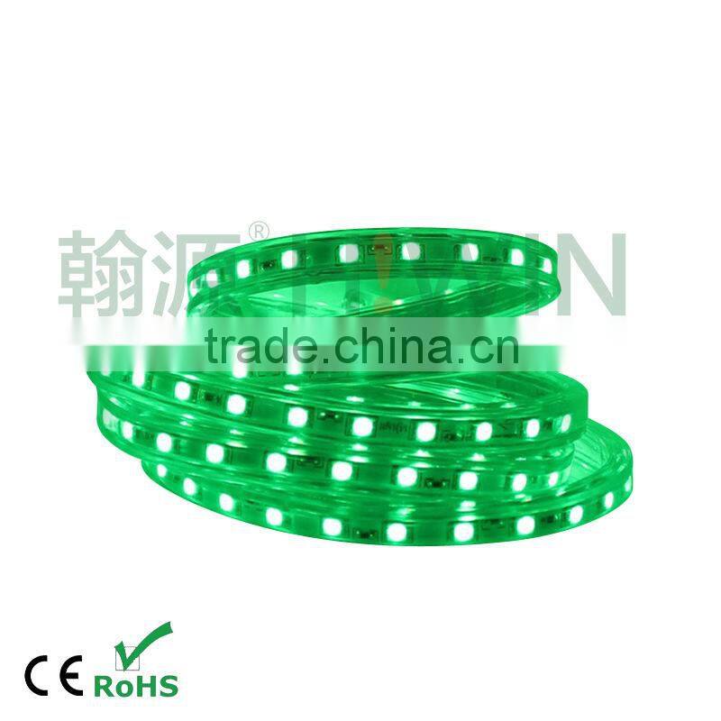 HUGEWIN 5050 60leds per meter RGB led strip 220v