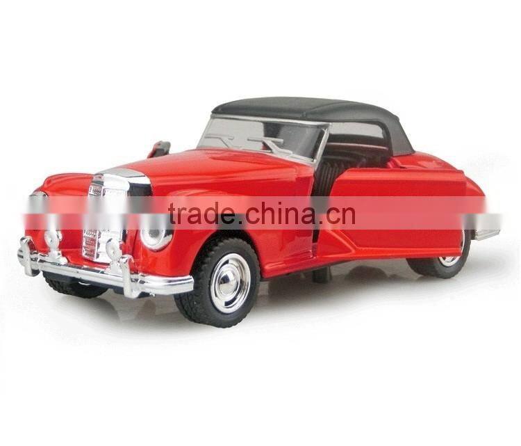 Retro Mini Vehicle Model Car toy with music & Light