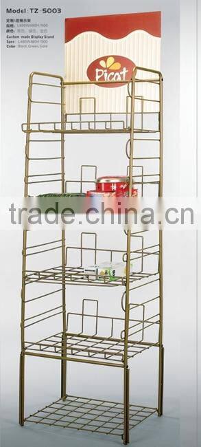 colorful chocolate display stand