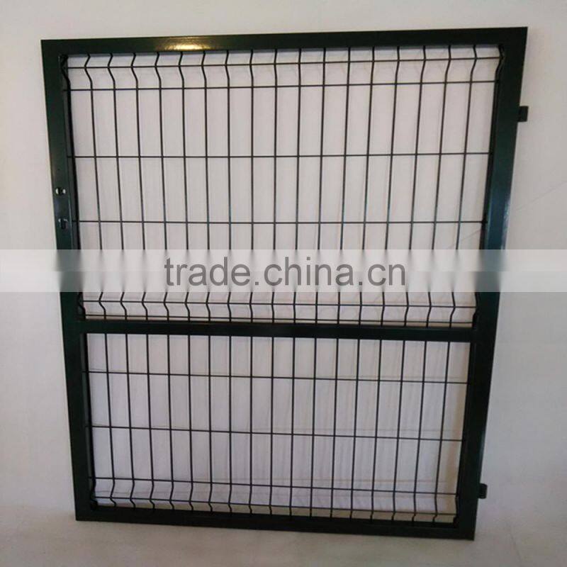 metal wire mesh garden gate