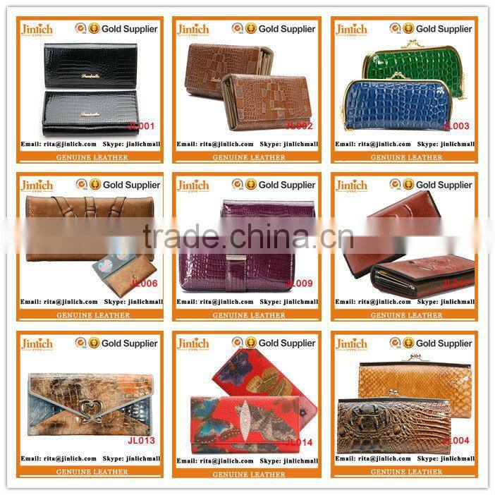 Money Printing Flower Clip Promotional Fashion PU leather Wallet