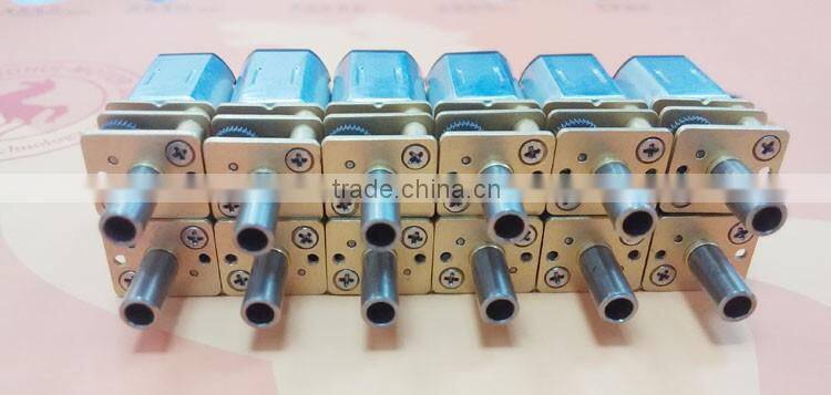 High quality 12v dc motor with gear reduction for electric lock 12mm dc gear motor