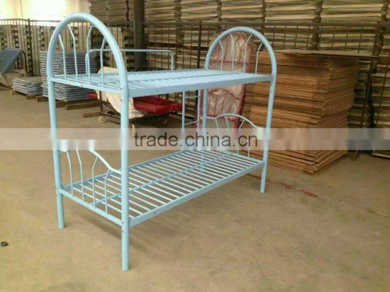 hebei factory black double military metal bunk beds