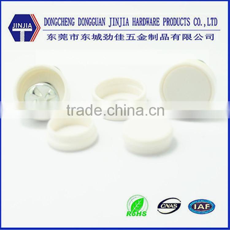 Factory Custom anti-theft license plate screw with plastic cap
