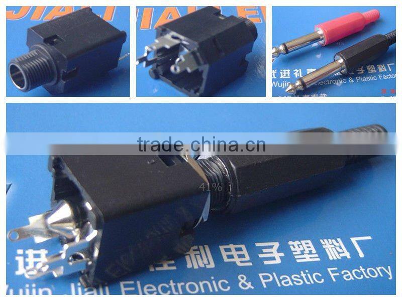 6.35mm stereo jack close circuit 4PIN