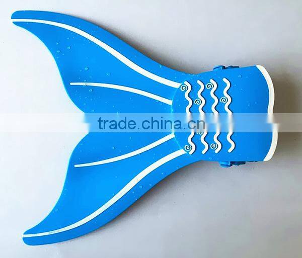 HOT! Kids Toddlers Girls Mermaid Monofin Flippers Swimming Toy Mermaid Tails Prop