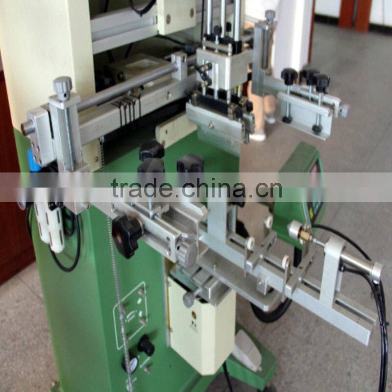 Round bottle screen printer