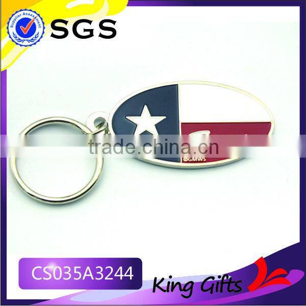 Religious metal key chain with sutras