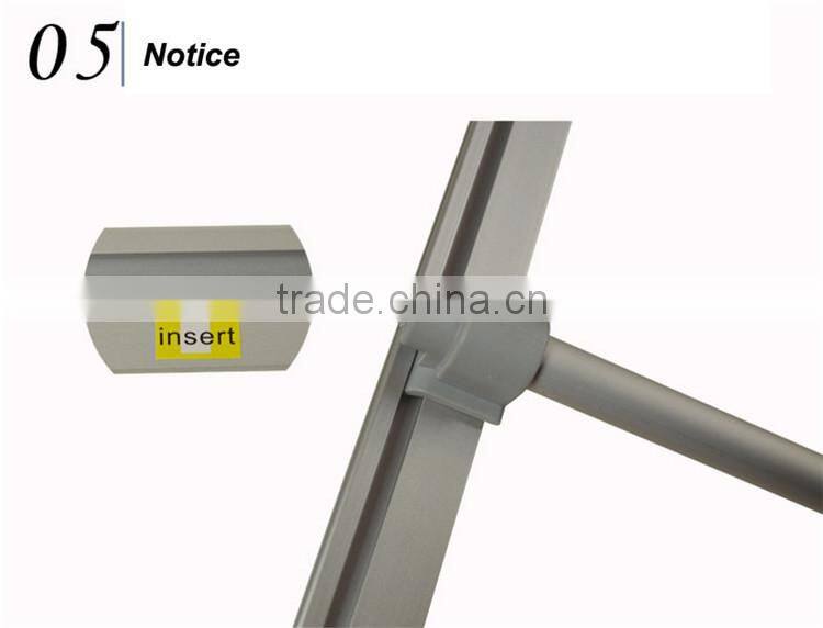 Aluminum promotion display system stand roll up banner