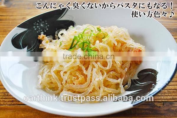 Japanese noodles food low fat very healthy and very nice texture konjac pasta 25g x 10 portions
