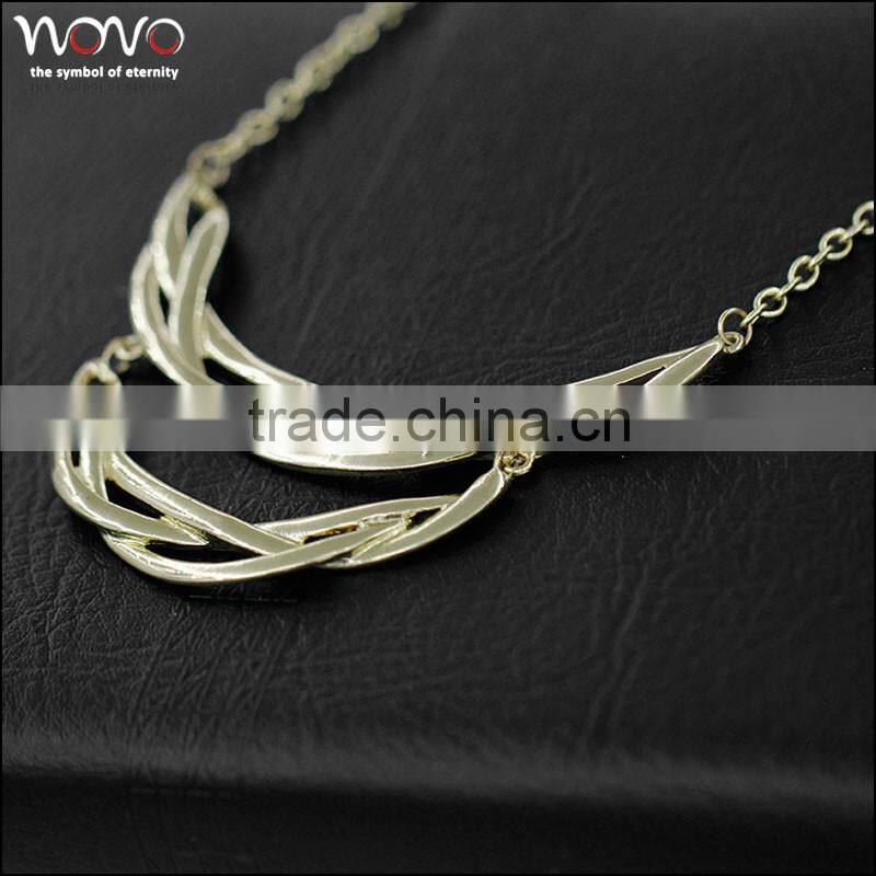 2016 New Design Good Looking Wholesale Fashion Alloy Statement Necklace