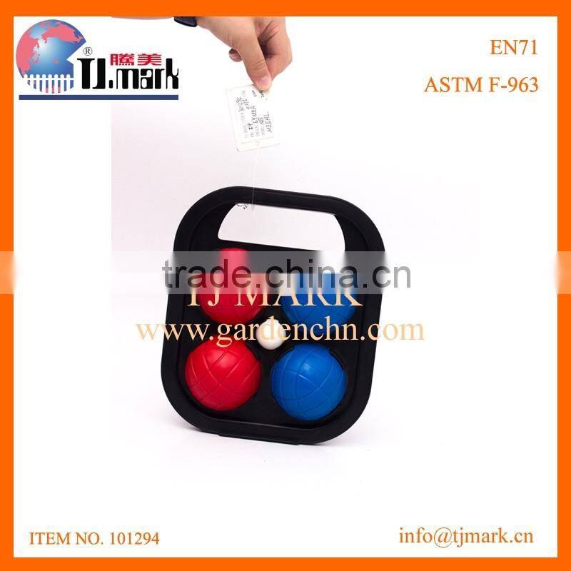 Hot sale 6pcs metal petanque boules garden game toy