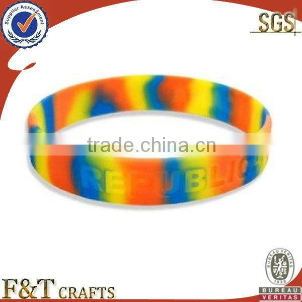 new promotional products novelty items colorful rainbow silicone lol bracelet for wholesale