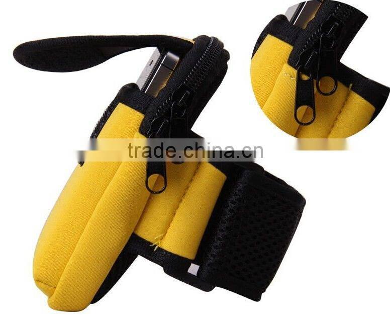 Fitness Cycling Sports Running Wrist Pouch Mobile Cell Phone Arm Band Bag Wallet