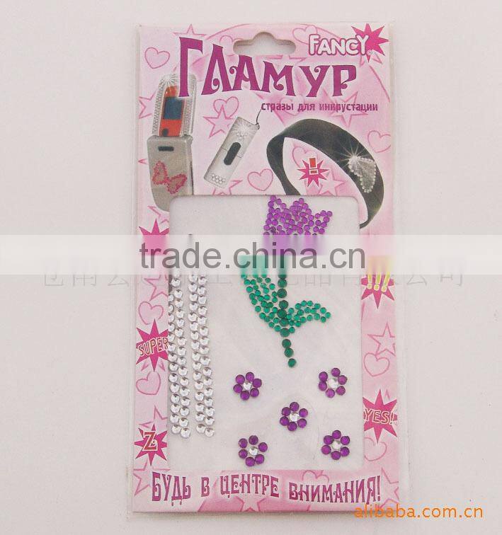 Top Sale Mobile Phone Acrylic Sticker/acrylic sticker / crystal sticker